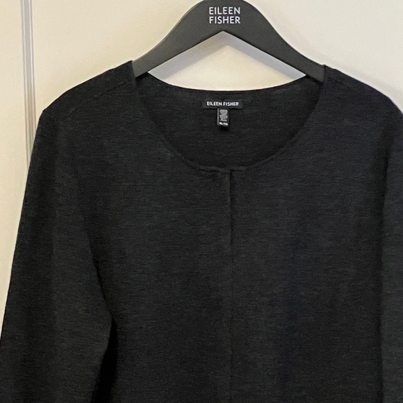 Stunning Eileen Fisher Wool Knit Sweater/Jacket - Picture 11 of 12